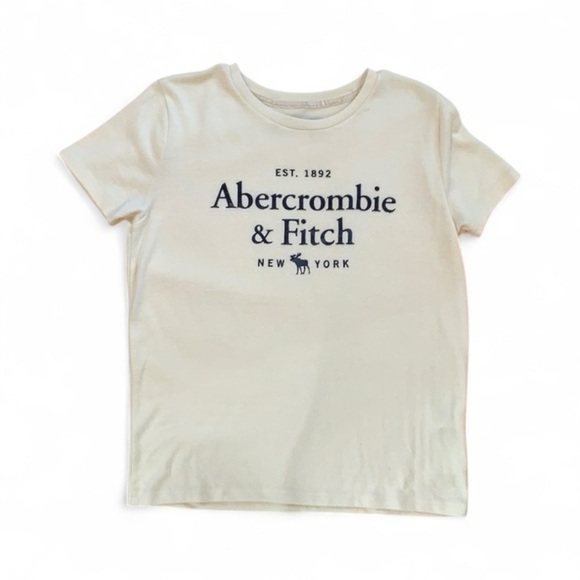 Abercrombie & Fitch Vintage White 1892 Tee Graphic T Shirt Y2K A & F - Picture 4 of 6